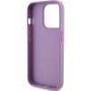 Guess GUHCP15LP4EPMU iPhone 15 Pro 6.1 fioletowy/light purple hardcase Leather 4G Stamped